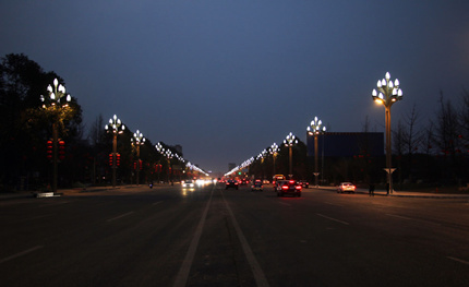 “美貌”與“智慧”并存，玉蘭燈亮相雙流廣都大道